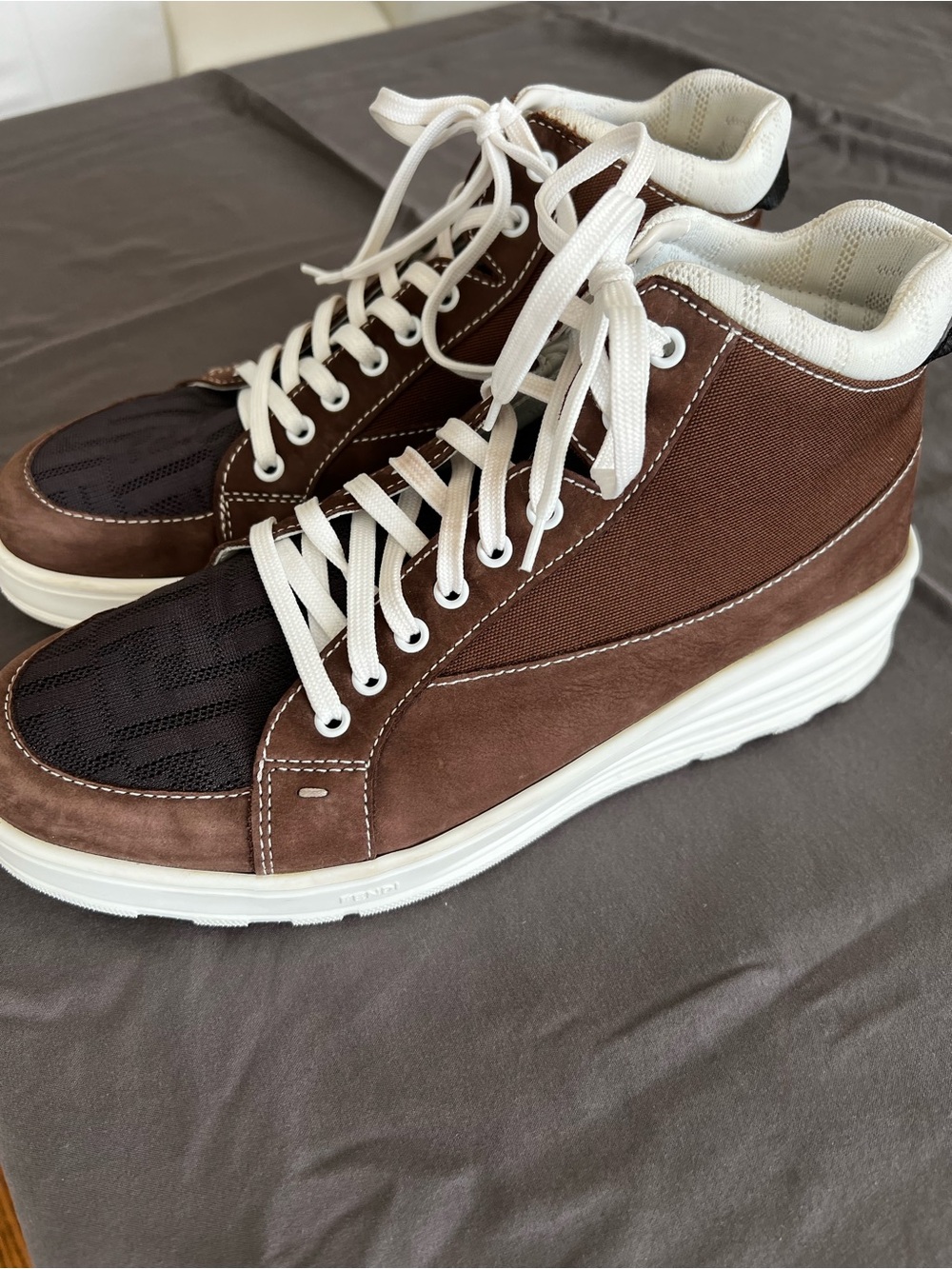 Authentic Fendi Men’s High Tops